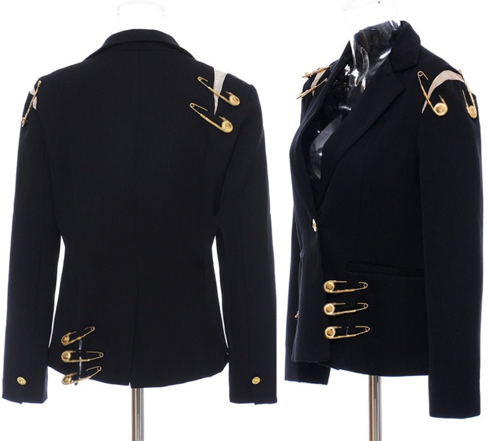 Women's V-Neck Jacket | Elegant and Comfortable-S-State of Style