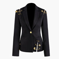 Women's V-Neck Jacket | Elegant and Comfortable-S-State of Style