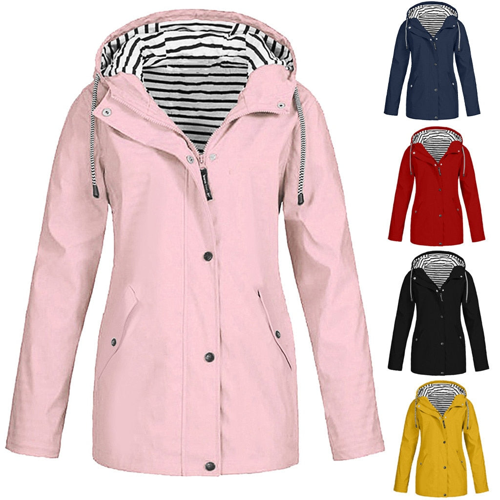 Women's Waterproof Jacket | Stylish and Practical-Black-S-State of Style