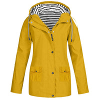 Women's Waterproof Jacket | Stylish and Practical-Yellow-S-State of Style