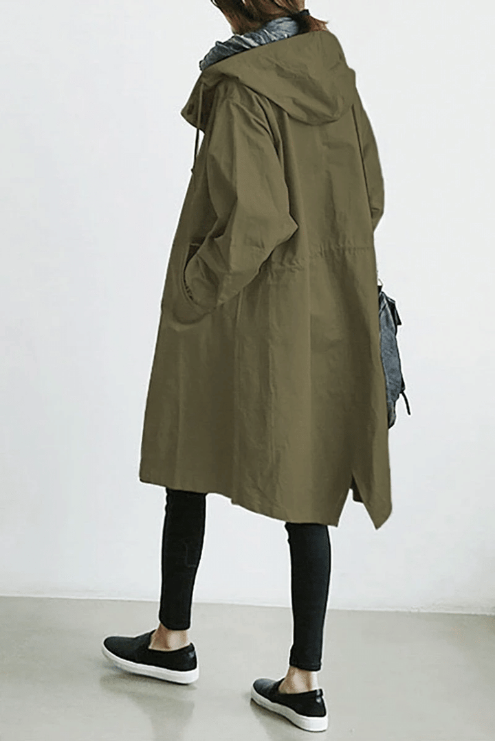 Women's Windbreaker - Aurora-Army Green-S-State of Style