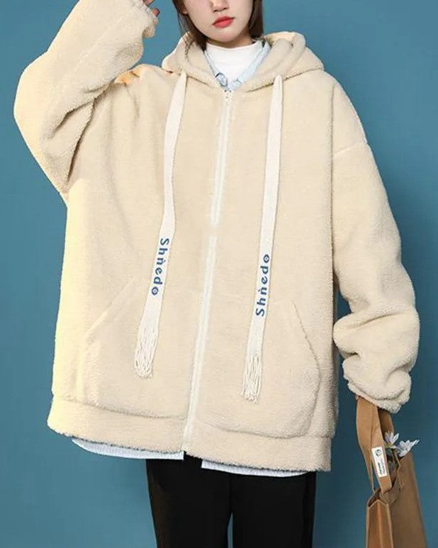 Women's Winter Fleece Jacket | Oversized & Warm-Green-L-State of Style