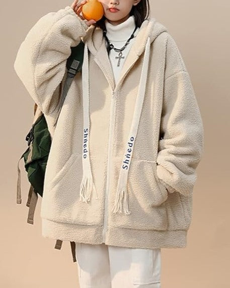 Women's Winter Fleece Jacket | Oversized & Warm-Green-L-State of Style