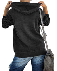 Women's Zipped Hoodie - Mila-Black-S-State of Style