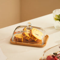 Wood and Glass Butter Holder - ButterElegance-Acacia-State of Style