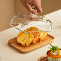 Wood and Glass Butter Holder - ButterElegance-Bamboo-State of Style