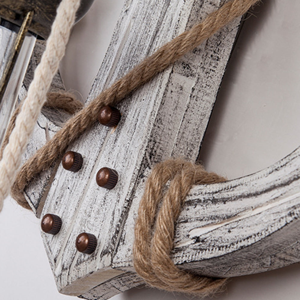 Wooden Anchor LED Wall Lamp – Nautica-A-State of Style