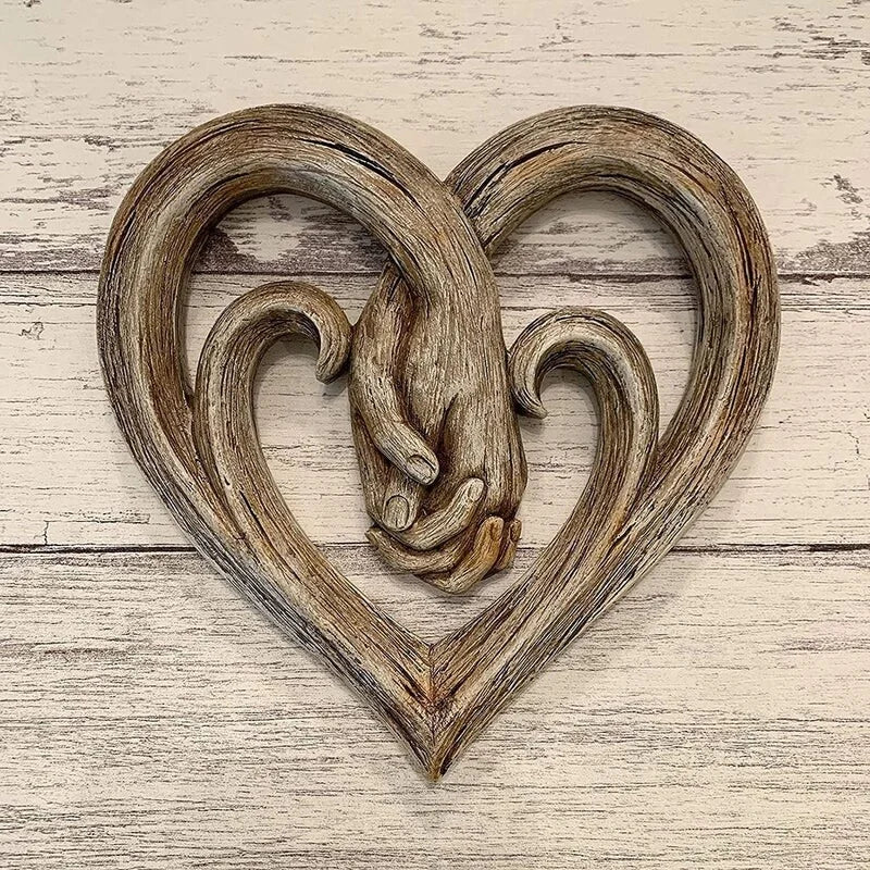 Wooden Heart Wall Decoration - ForeverTouch-State of Style