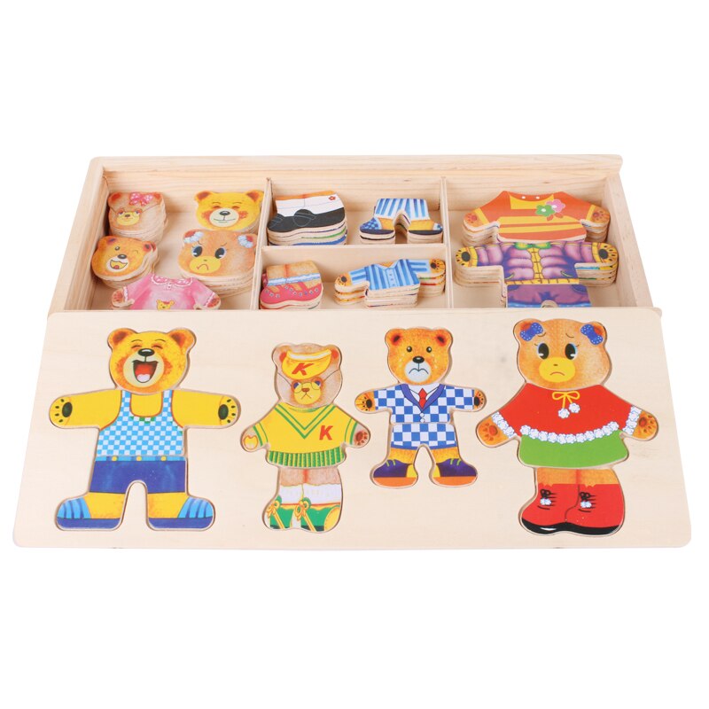 Wooden Puzzle - DressUp Max-State of Style