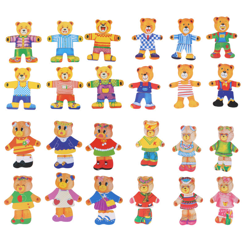 Wooden Puzzle - DressUp Max-State of Style
