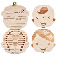 Wooden Tooth Box for Precious Memories - Tooth Treasure (1+1 FREE)-Boy-State of Style