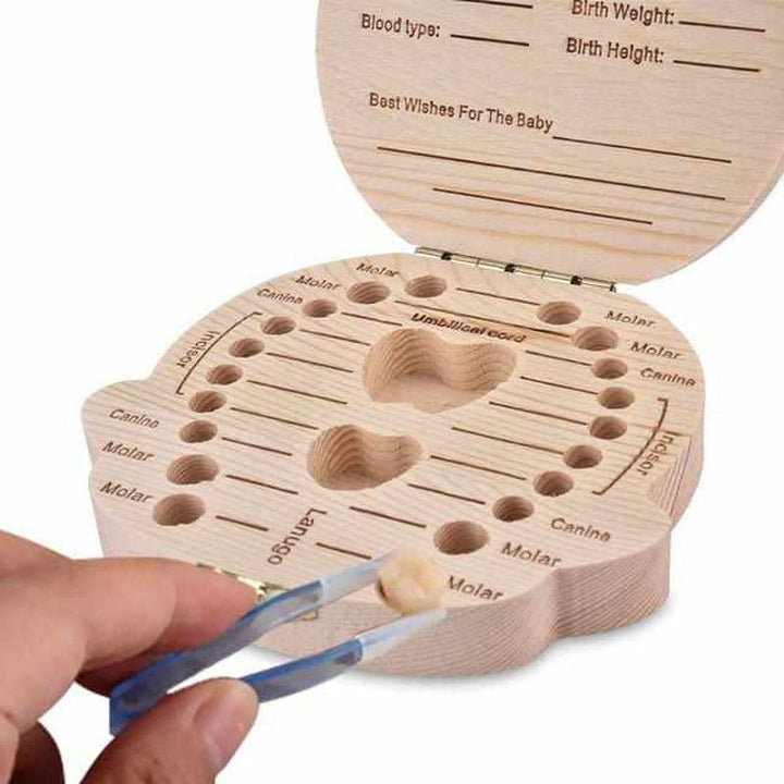 Wooden Tooth Box for Precious Memories - Tooth Treasure (1+1 FREE)-Boy-State of Style