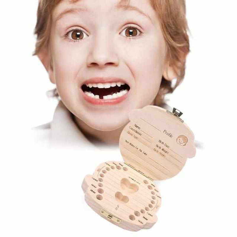 Wooden Tooth Box for Precious Memories - Tooth Treasure (1+1 FREE)-Boy-State of Style