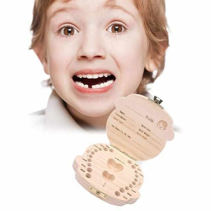 Wooden Tooth Box for Precious Memories - Tooth Treasure (1+1 FREE)-Boy-State of Style