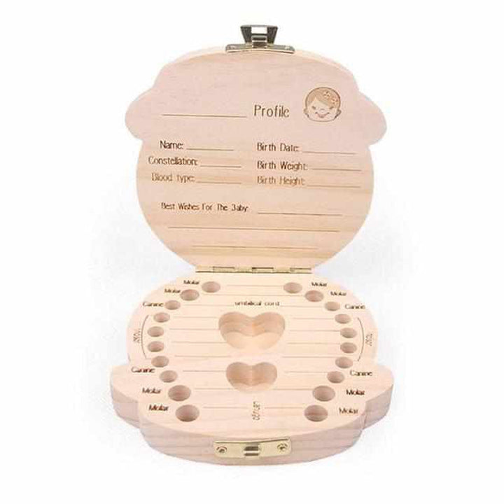 Wooden Tooth Keepsake Box for Precious Memories - ToothTreasure (1+1 FREE)-Boy-State of Style