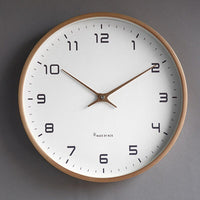 Wooden Wall Clock - NordicTimber-Brown-25x25xm-State of Style