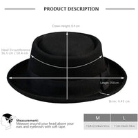 Wool Felt Fedora Hat - Camille-State of Style