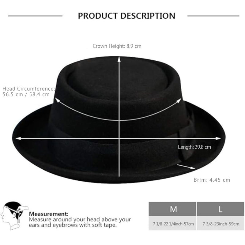 Wool Felt Fedora Hat - Camille-State of Style