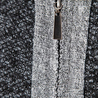 Wool Vest with Zip and Sweater - Leon-Light grey-S-State of Style