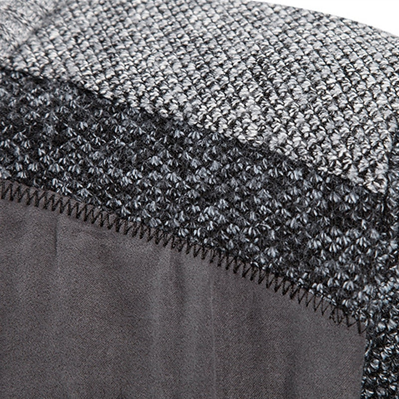 Wool Vest with Zip and Sweater - Leon-Light grey-S-State of Style