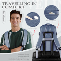 Airline Cabin Backpack with Laptop Compartment and Anti-Theft Pocket