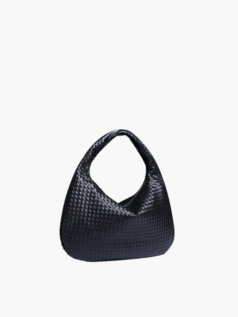 Woven Bag of Unexpected Love - Valentina-Black-One Size-State of Style