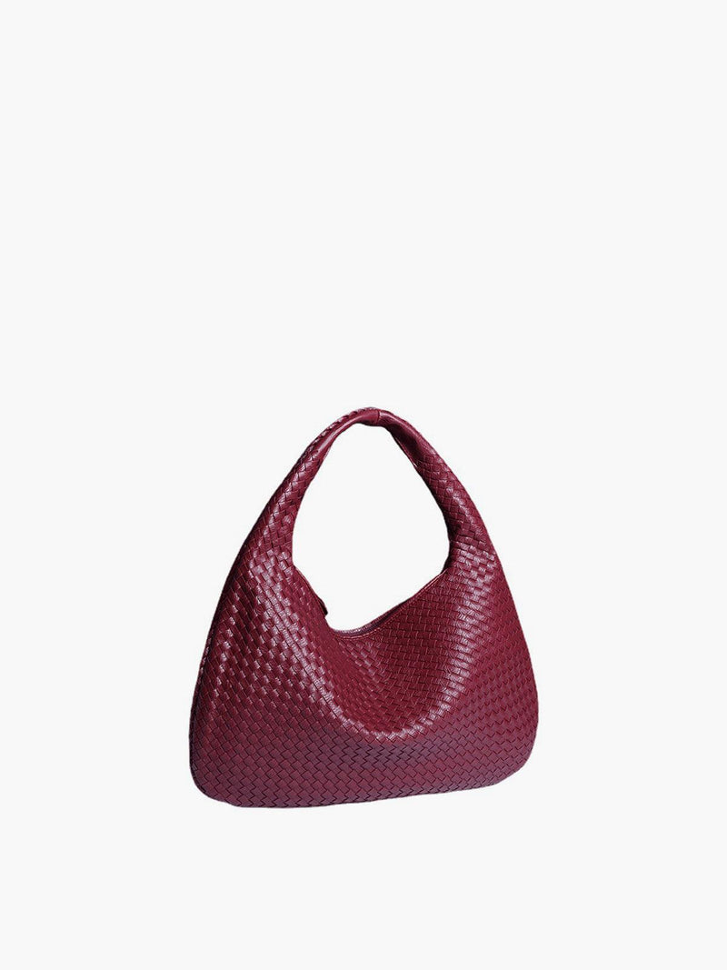 Woven Bag of Unexpected Love - Valentina-Red-One Size-State of Style