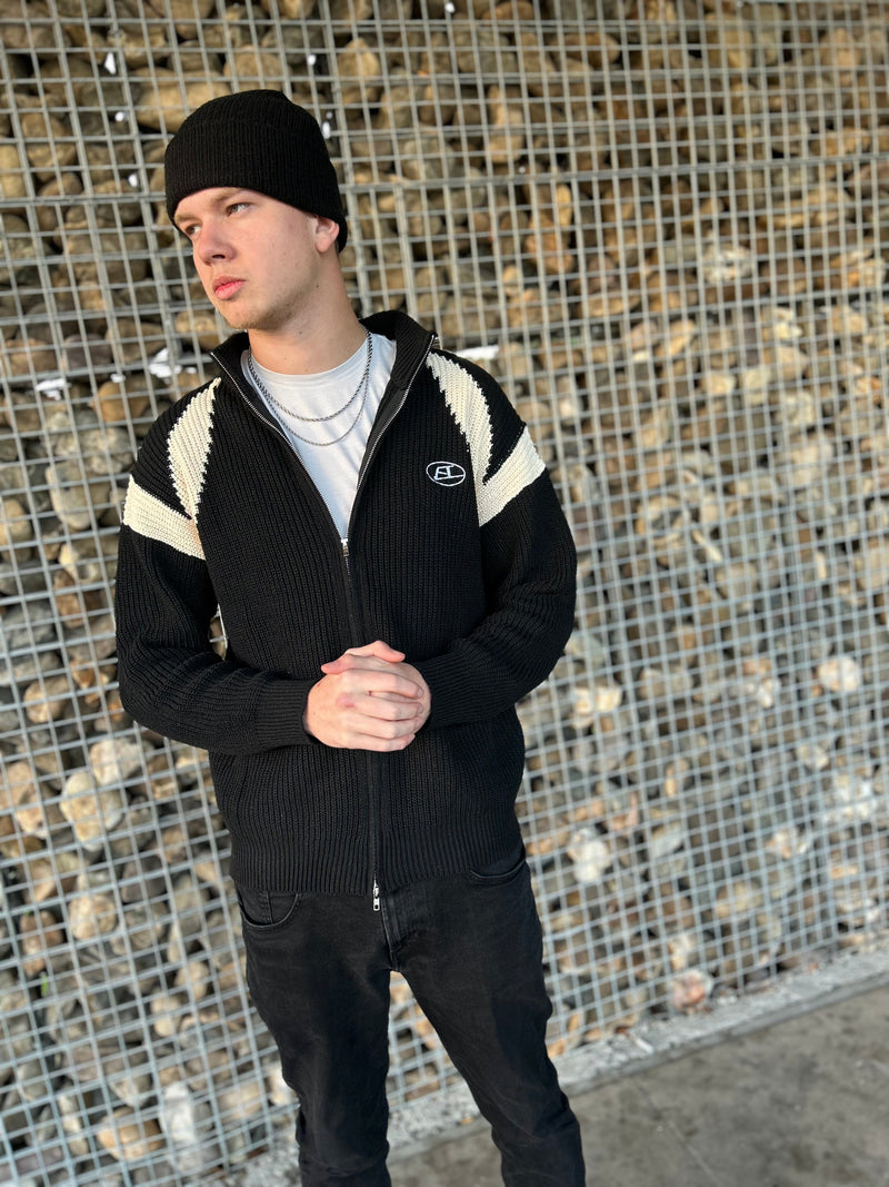 Woven Men's Waistcoat - Gideon-Black-S-State of Style