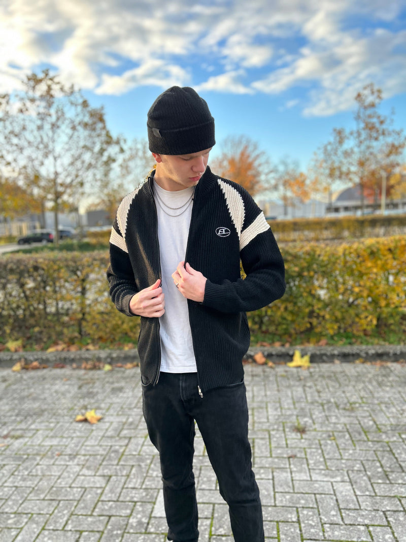 Woven Men's Waistcoat - Gideon-Black-S-State of Style