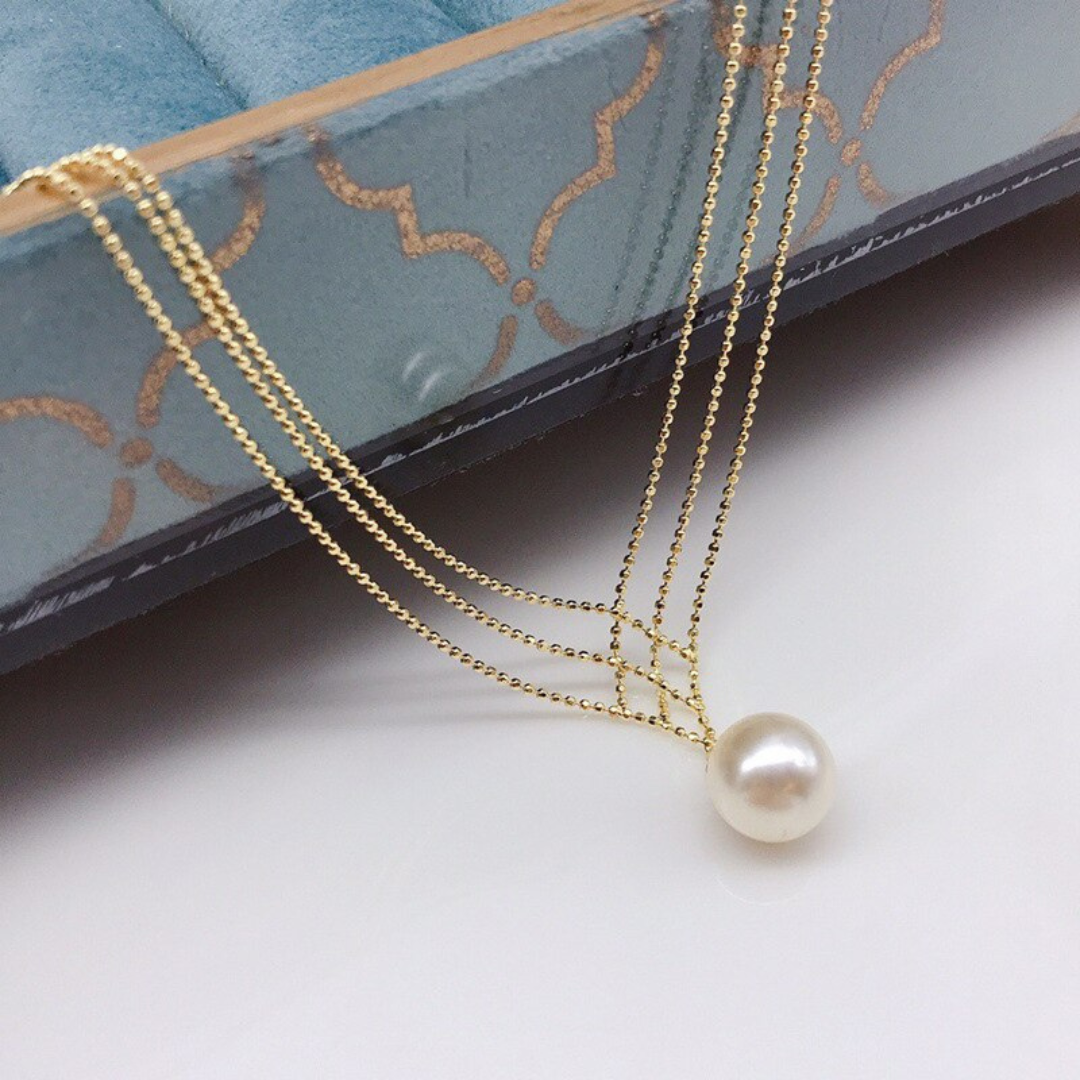 Woven Pearl Necklace - Mariela-State of Style