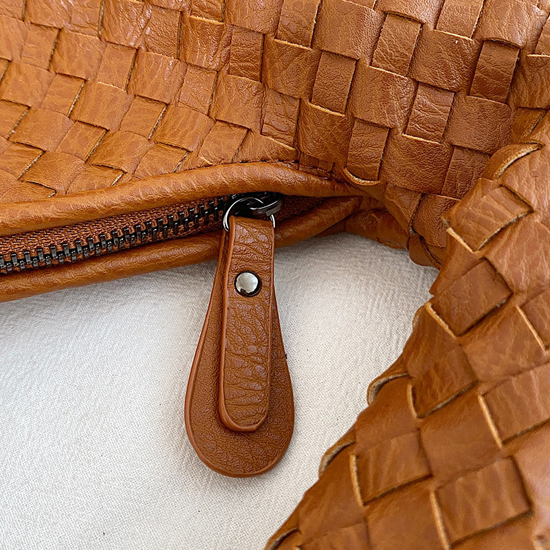 Woven Shoulder Bag - Camille-Grey-State of Style