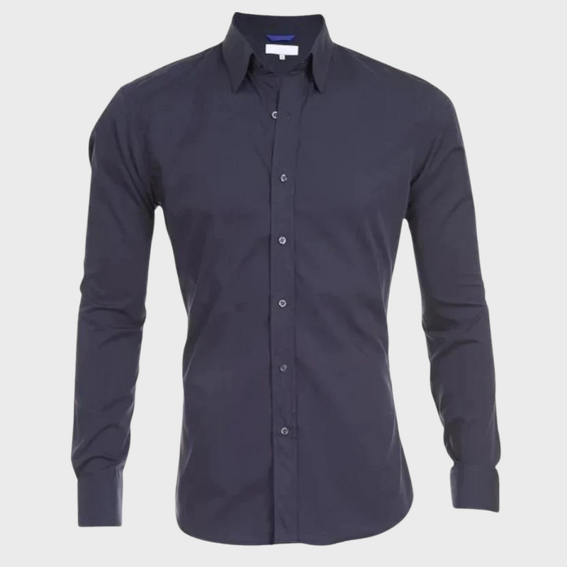 Wrinkle-free Shirt for Men - Milan-Black-XS-State of Style