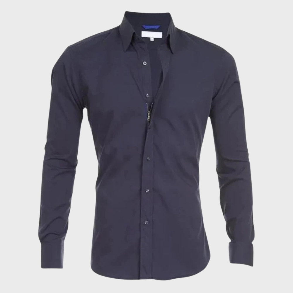 Wrinkle-free Shirt for Men - Milan-Black-XS-State of Style