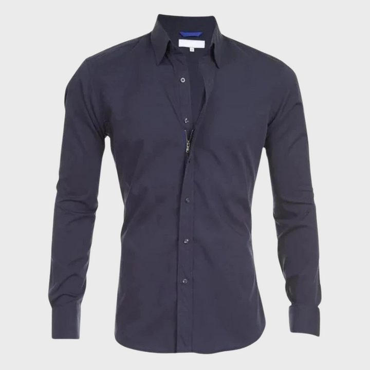 Wrinkle-free Shirt for Men - Milan-Black-XS-State of Style