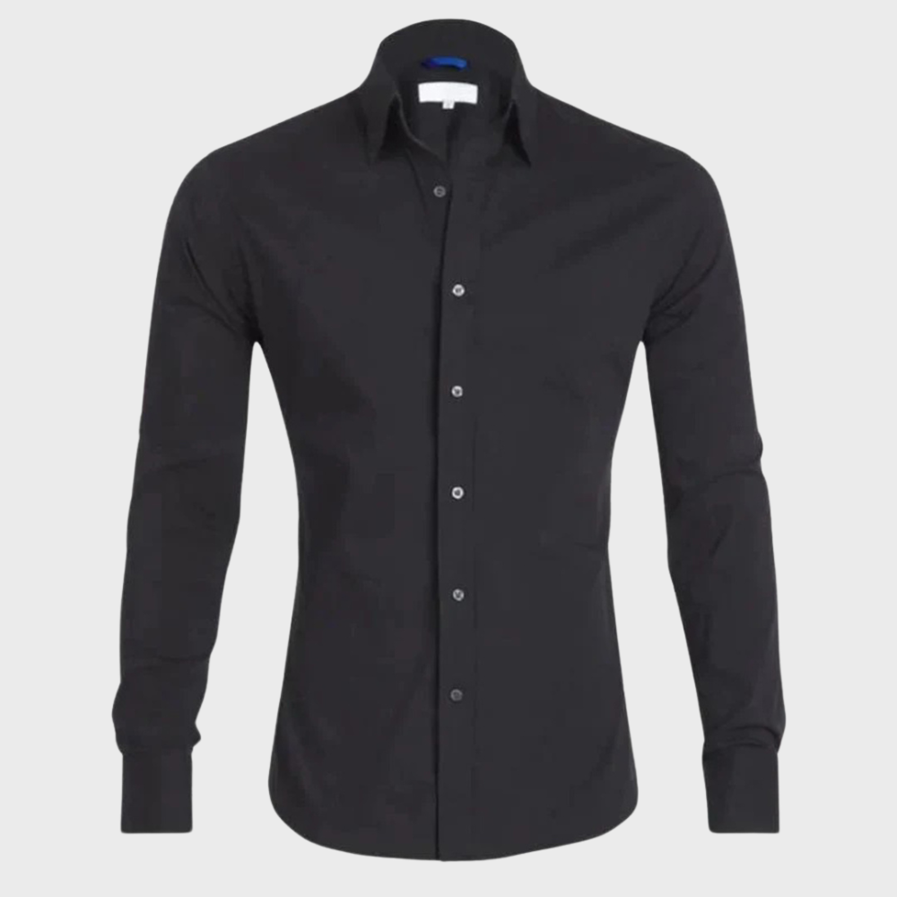 Wrinkle-free Shirt for Men - Milan-Black-XS-State of Style