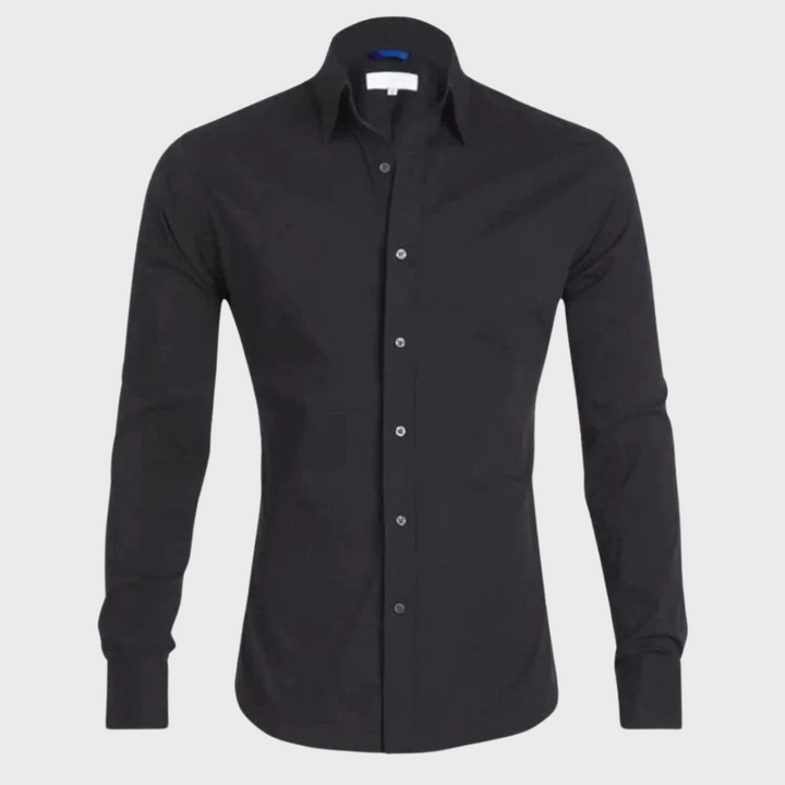 Wrinkle-free Shirt for Men - Milan-Black-XS-State of Style
