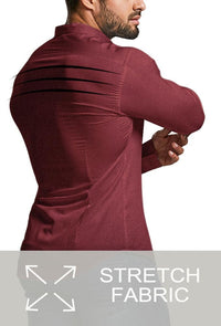 Wrinkle-Free Slim Fit Shirt for Men - David-Black-S-State of Style