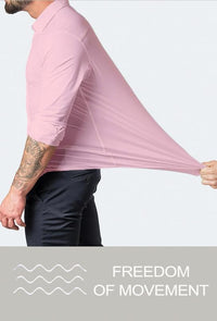 Wrinkle-Free Slim Fit Shirt for Men - David-Black-S-State of Style