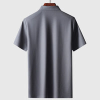 Wrinkle-Free Smart Polo Shirt | Stylish & Practical-Blue-S-State of Style