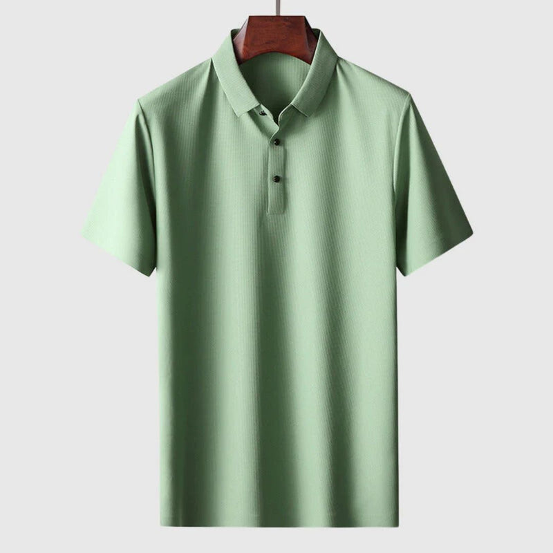 Wrinkle-Free Smart Polo Shirt | Stylish & Practical-Green-S-State of Style