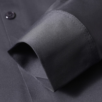 Wrinkle-free Timeless Men's Shirt - Mason-Black-S-State of Style