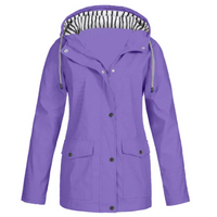Water- and windproof women's jacket for autumn and winter – Leona