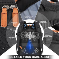 Carry-On Cabin Backpack with USB Port and Multiple Compartments