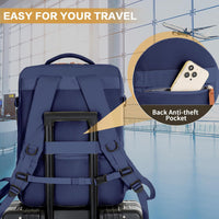 Carry-On Cabin Backpack with USB Port and Multiple Compartments