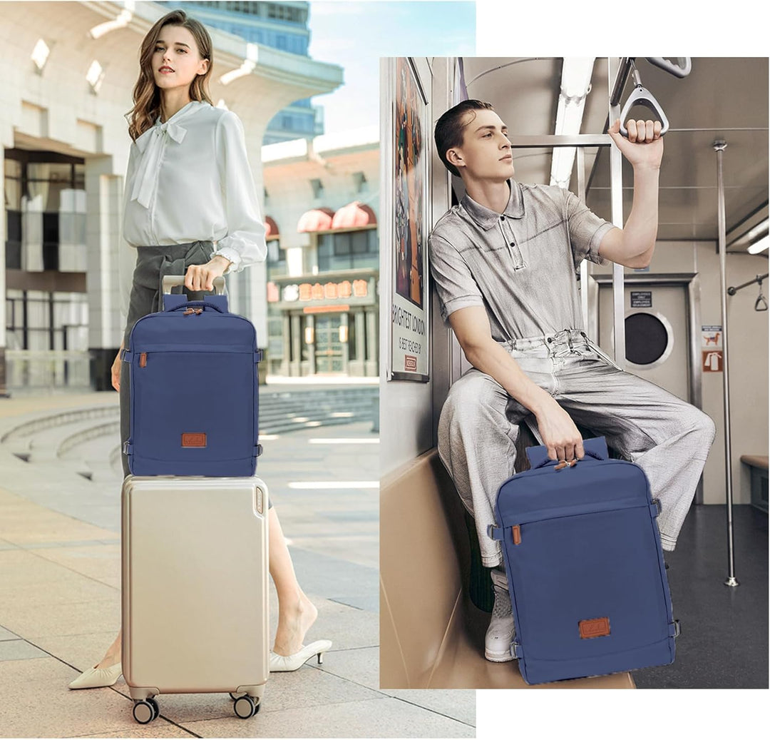 Carry-On Cabin Backpack with USB Port and Multiple Compartments