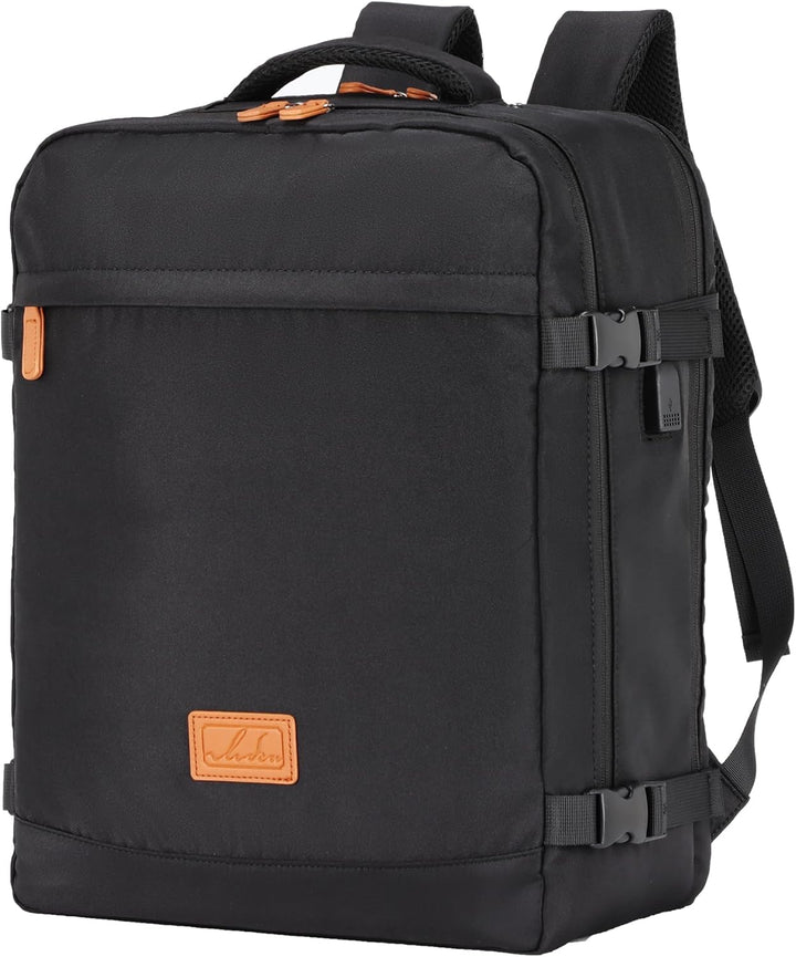 Carry-On Cabin Backpack with USB Port and Multiple Compartments