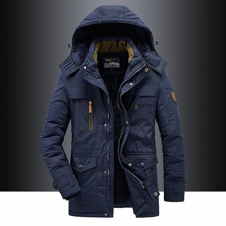 Men's parka with fleece lining – Leventis
