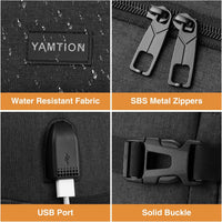 Expandable Carry-On Travel Backpack with Laptop Compartment