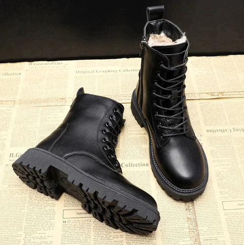 Yara Trendy Black Women's Winter Boots-3.5-State of Style