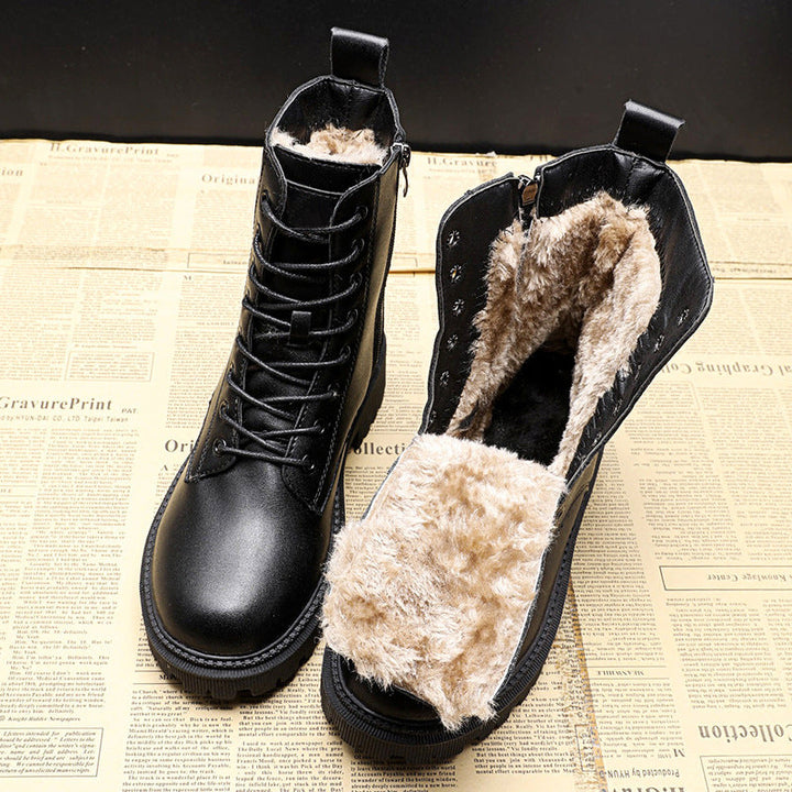 Yara Trendy Black Women's Winter Boots-3.5-State of Style